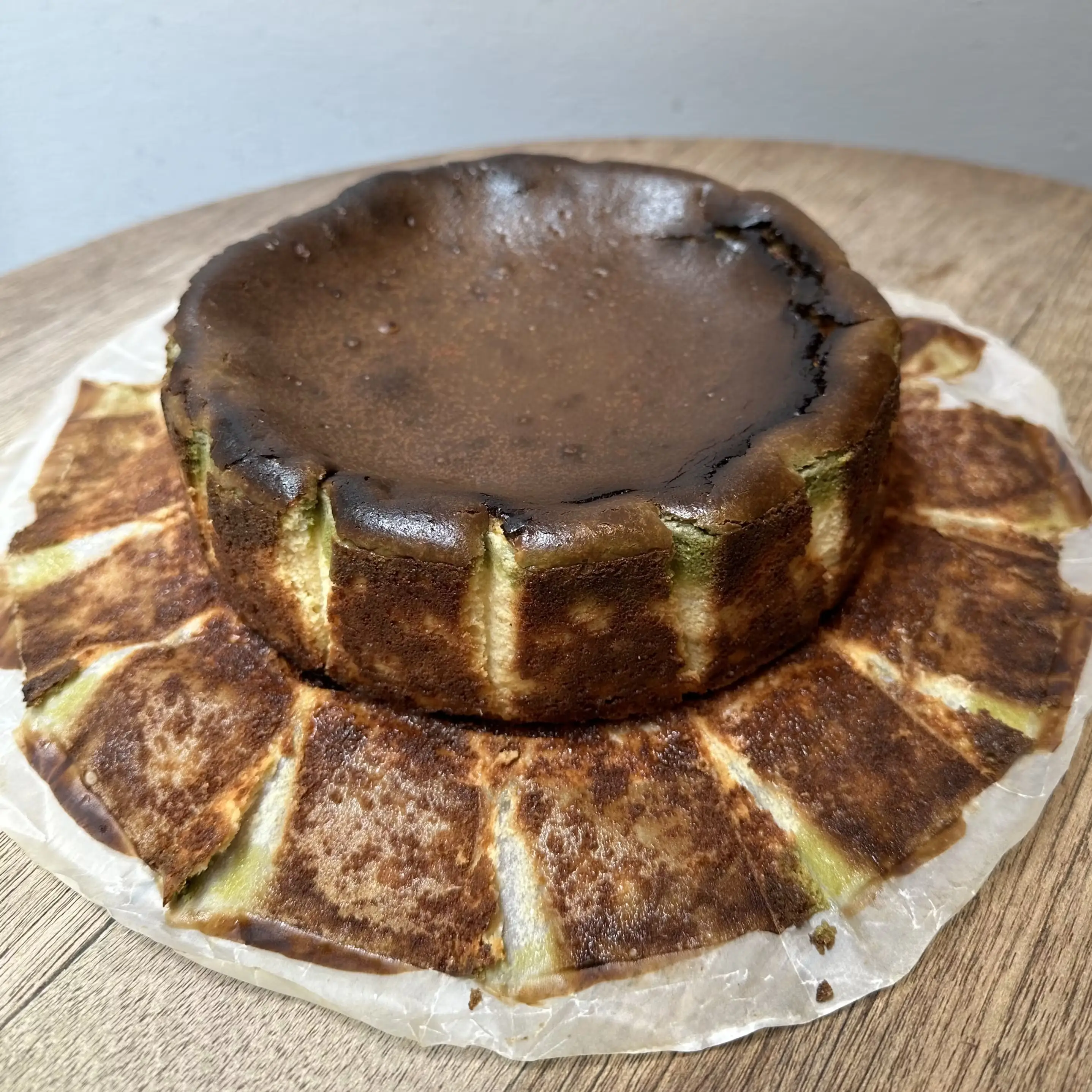 Matcha Basque Burnt Cheesecake