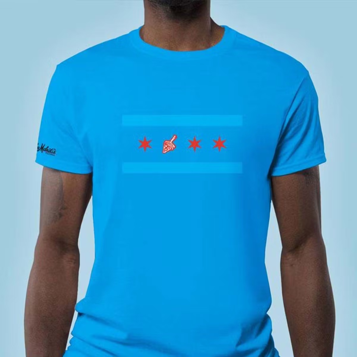 Lou Malnati's Chicago Flag T-Shirt