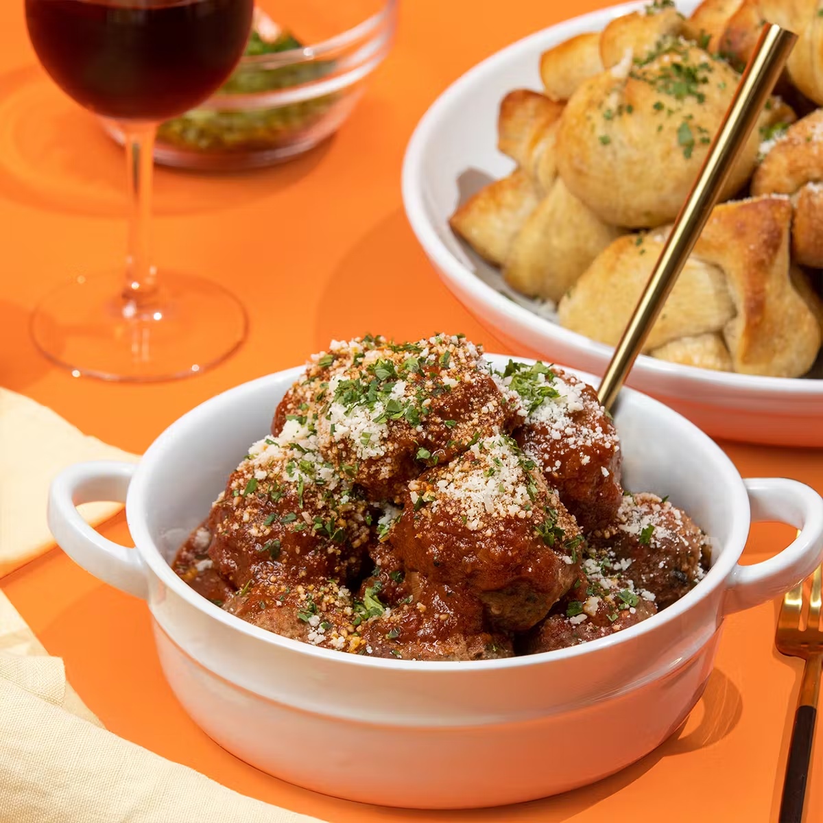 Meatballs al Forno Dinner for 4
