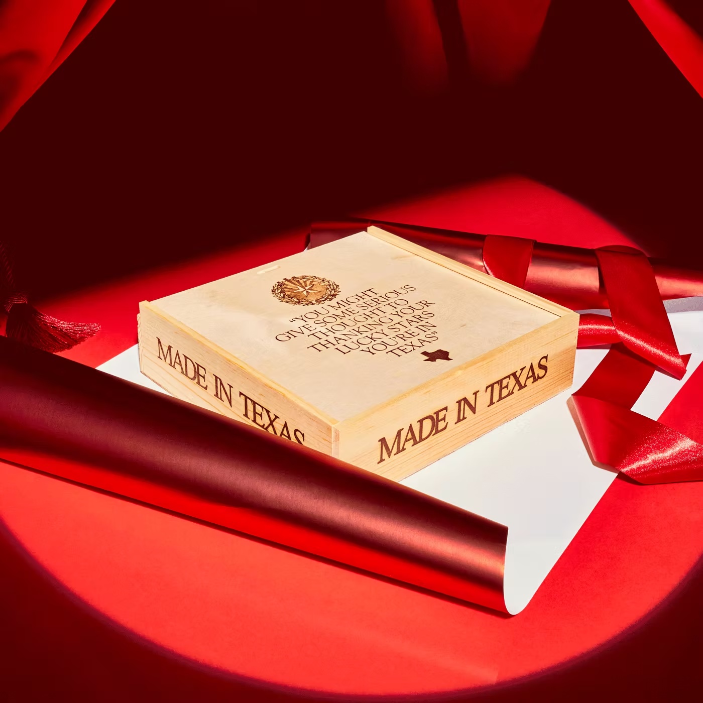 Famous Pecan Pie + Wooden Gift Box