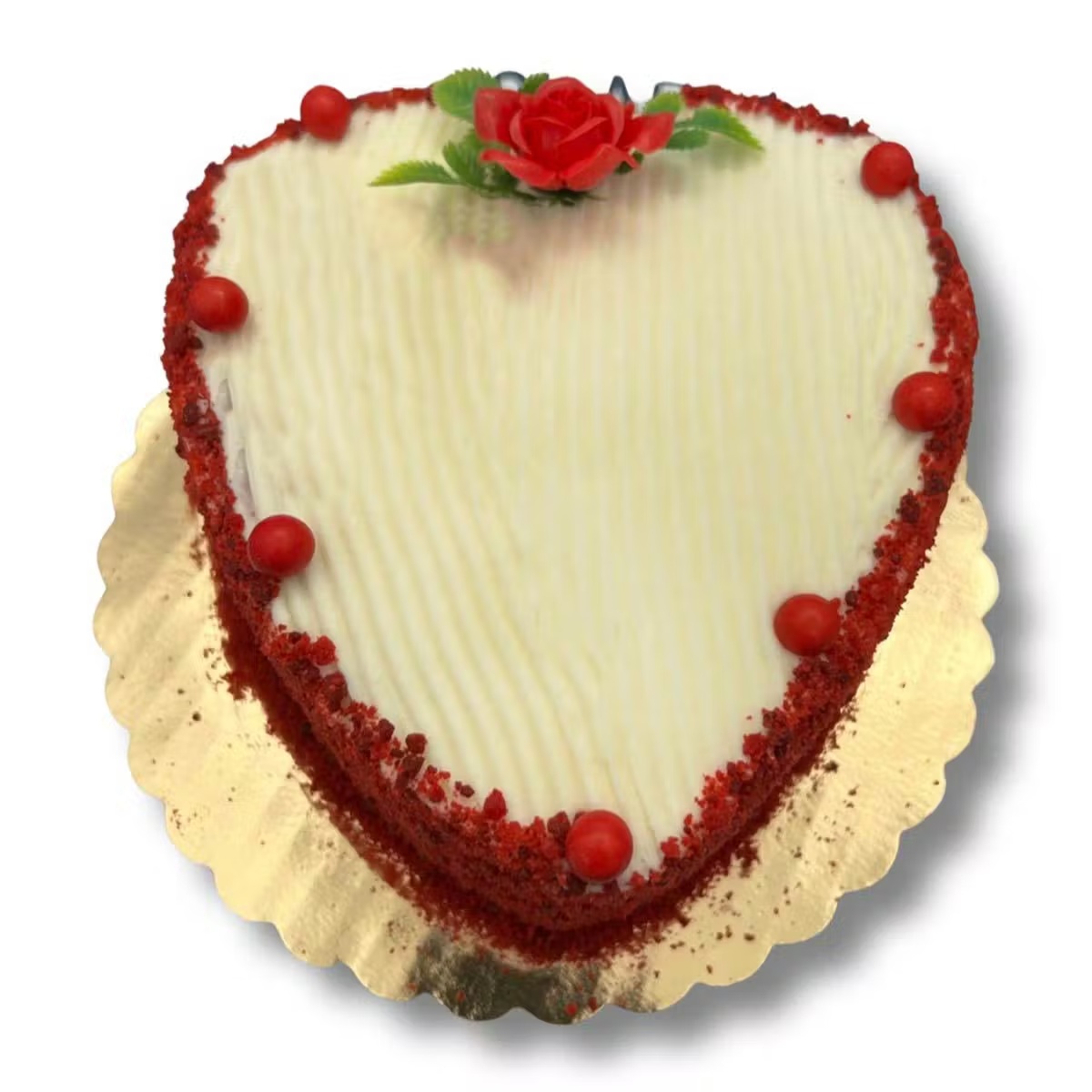 Mother's Day Heart Shaped Red Velvet Cake - 6"