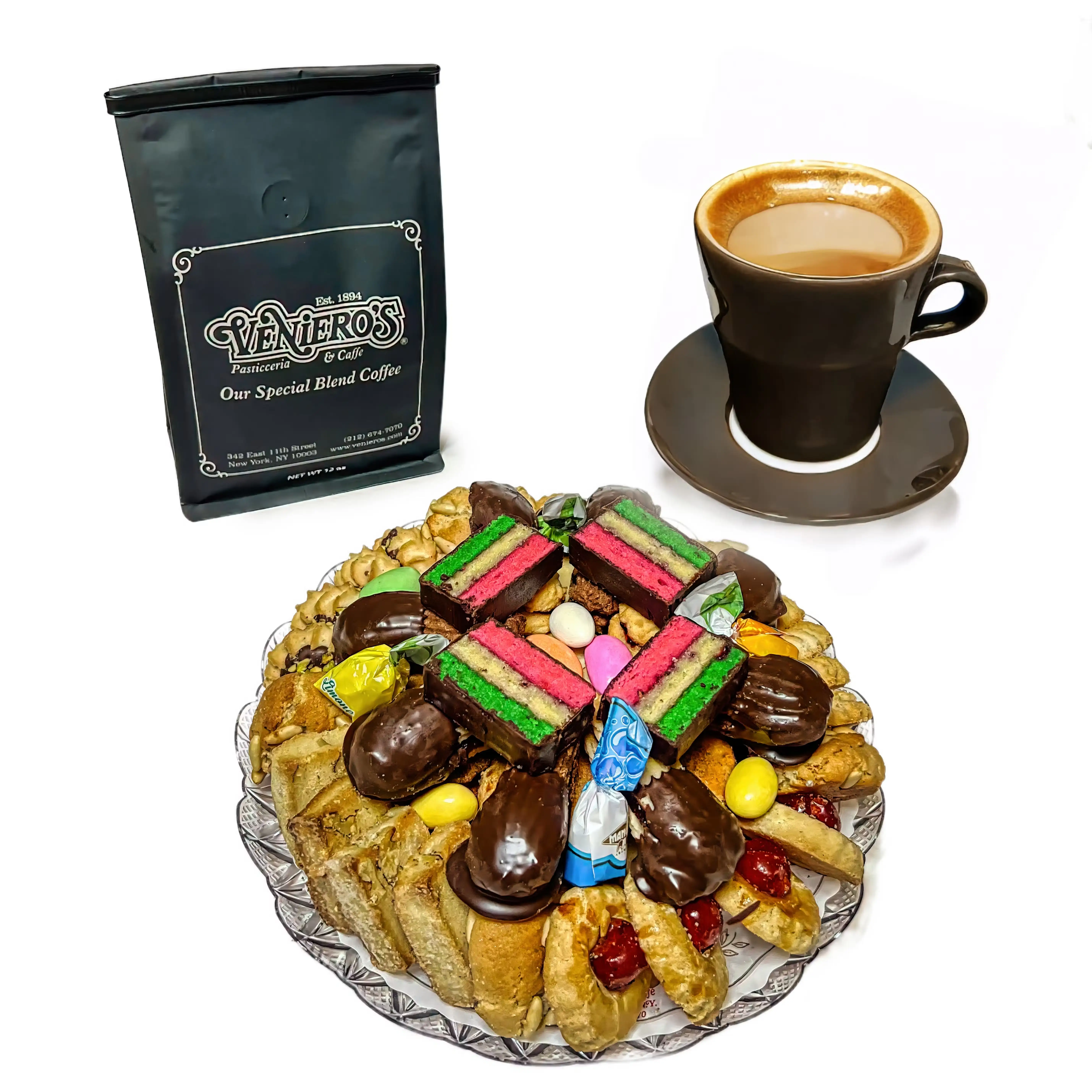 Assorted Cookie Tray + Specialty Coffee