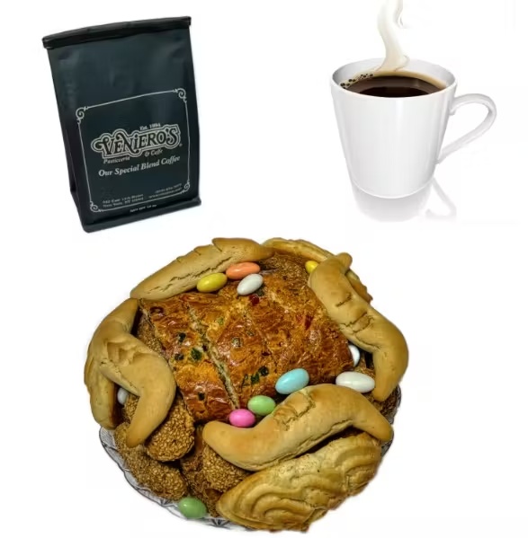 Assorted Biscotti Tray + Specialty Coffee
