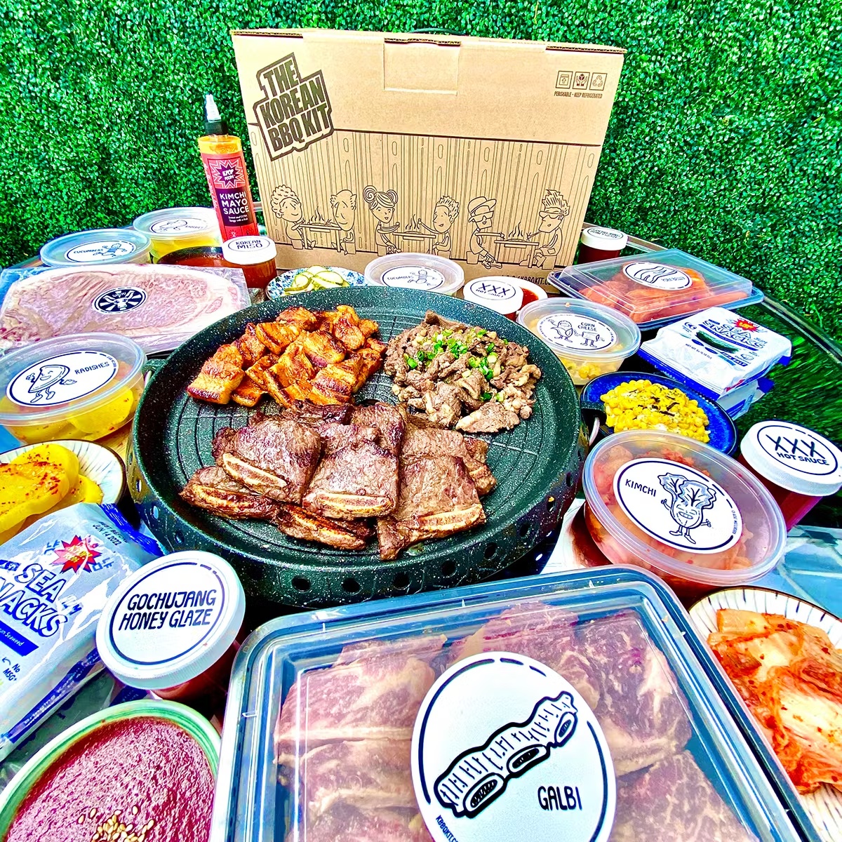 Korean BBQ Kit for 4-6 - Choose Your Own