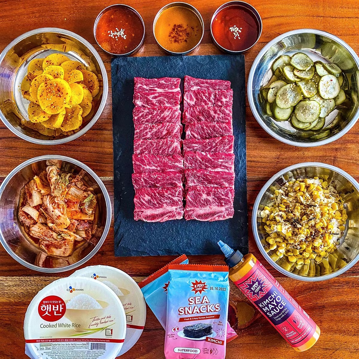 Kalbi Korean BBQ Kit for 2-4