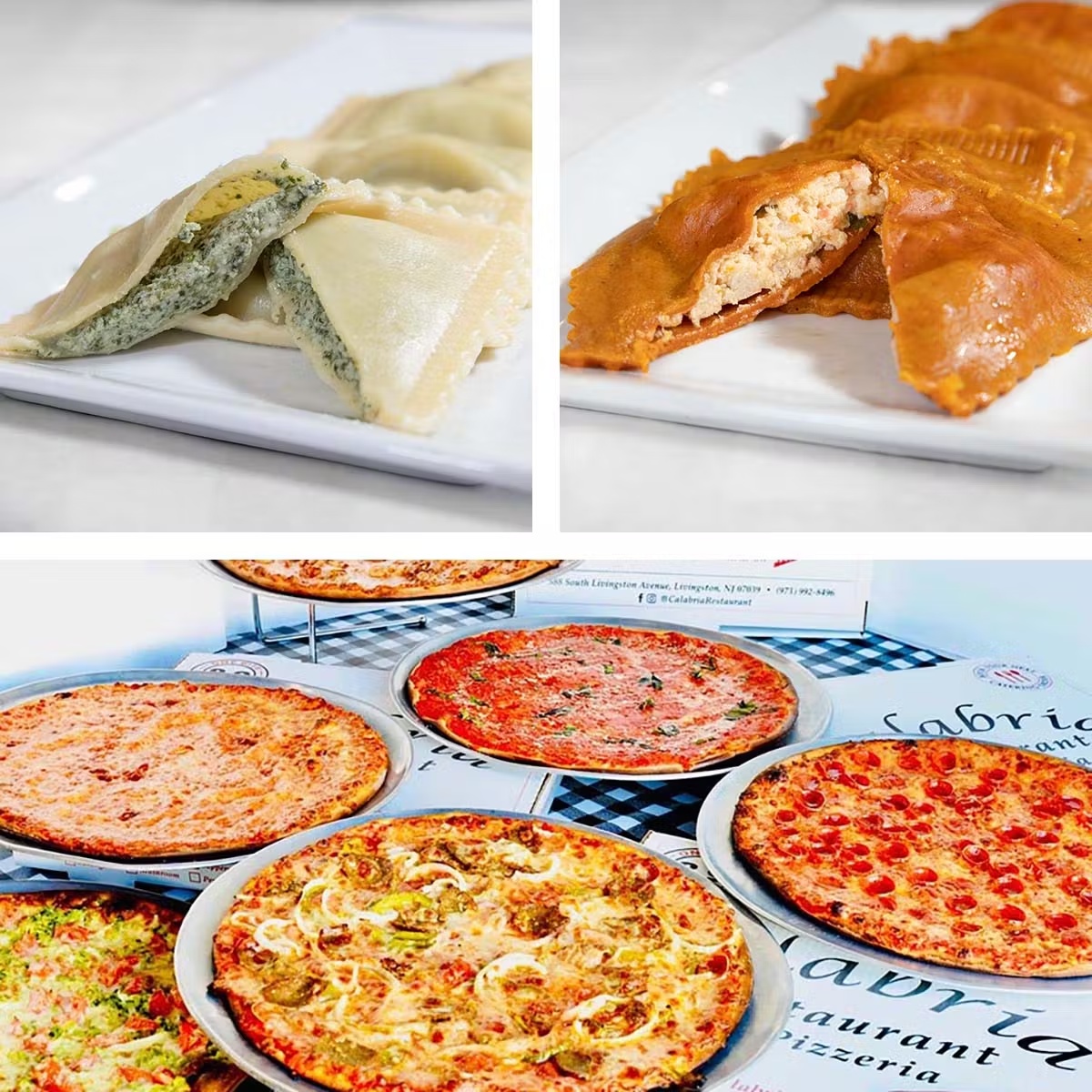 Crunchy Thin Pizza + Ravioli - Choose Your Own