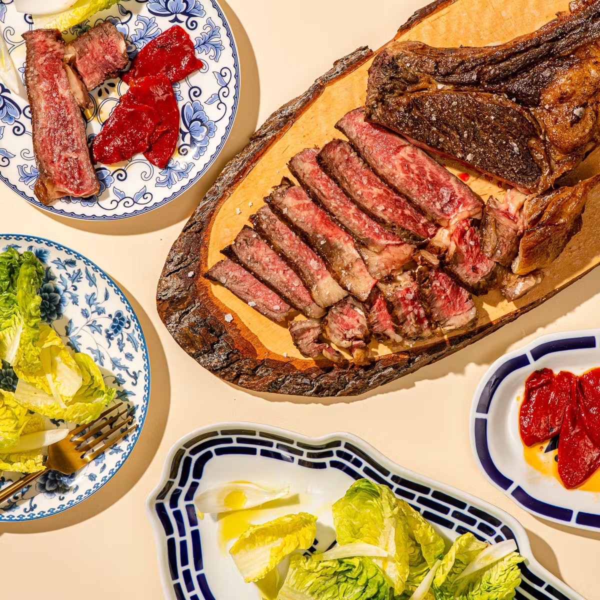 Spanish Ribeye Steak Night for 6