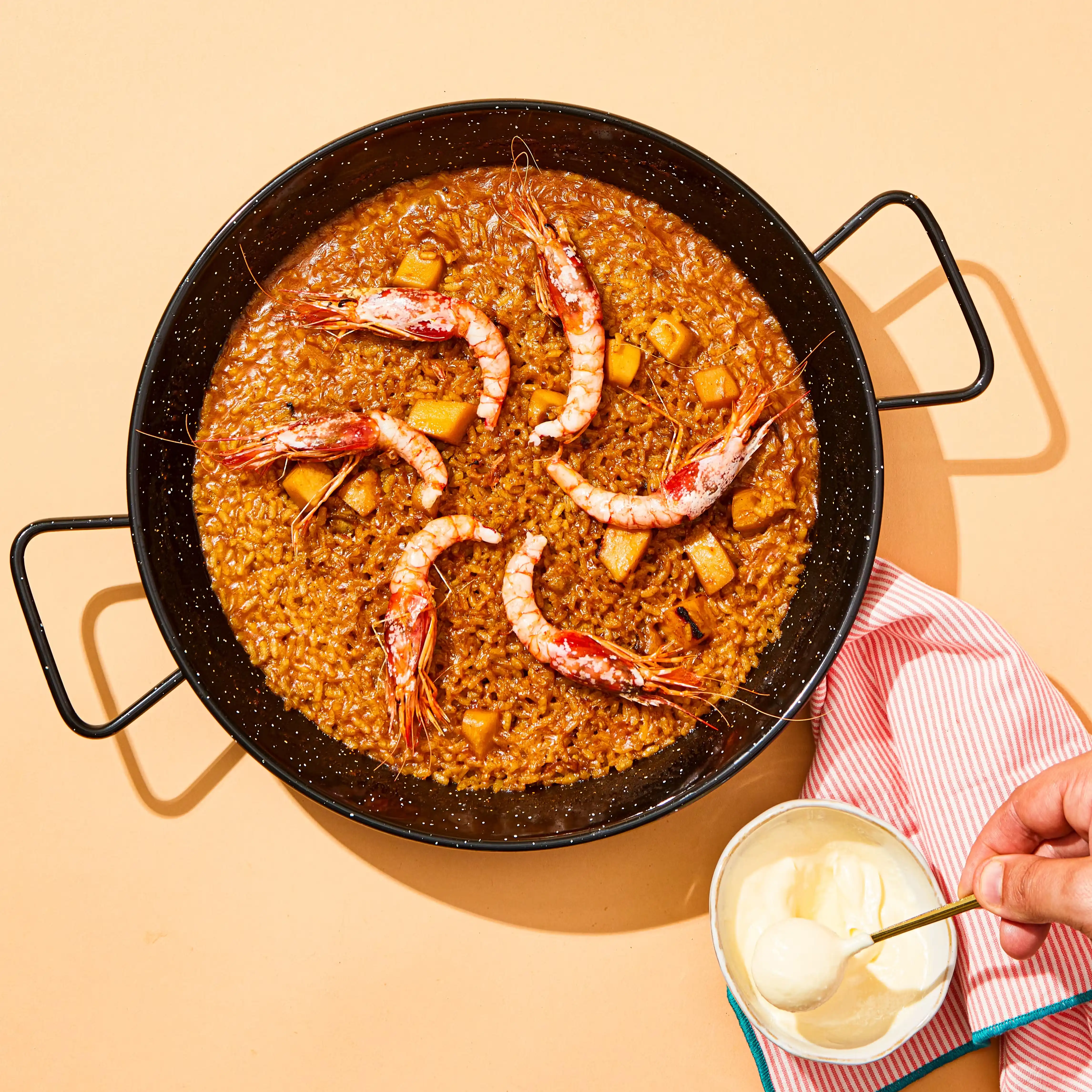 Paella de Gamba Roja for 2-3