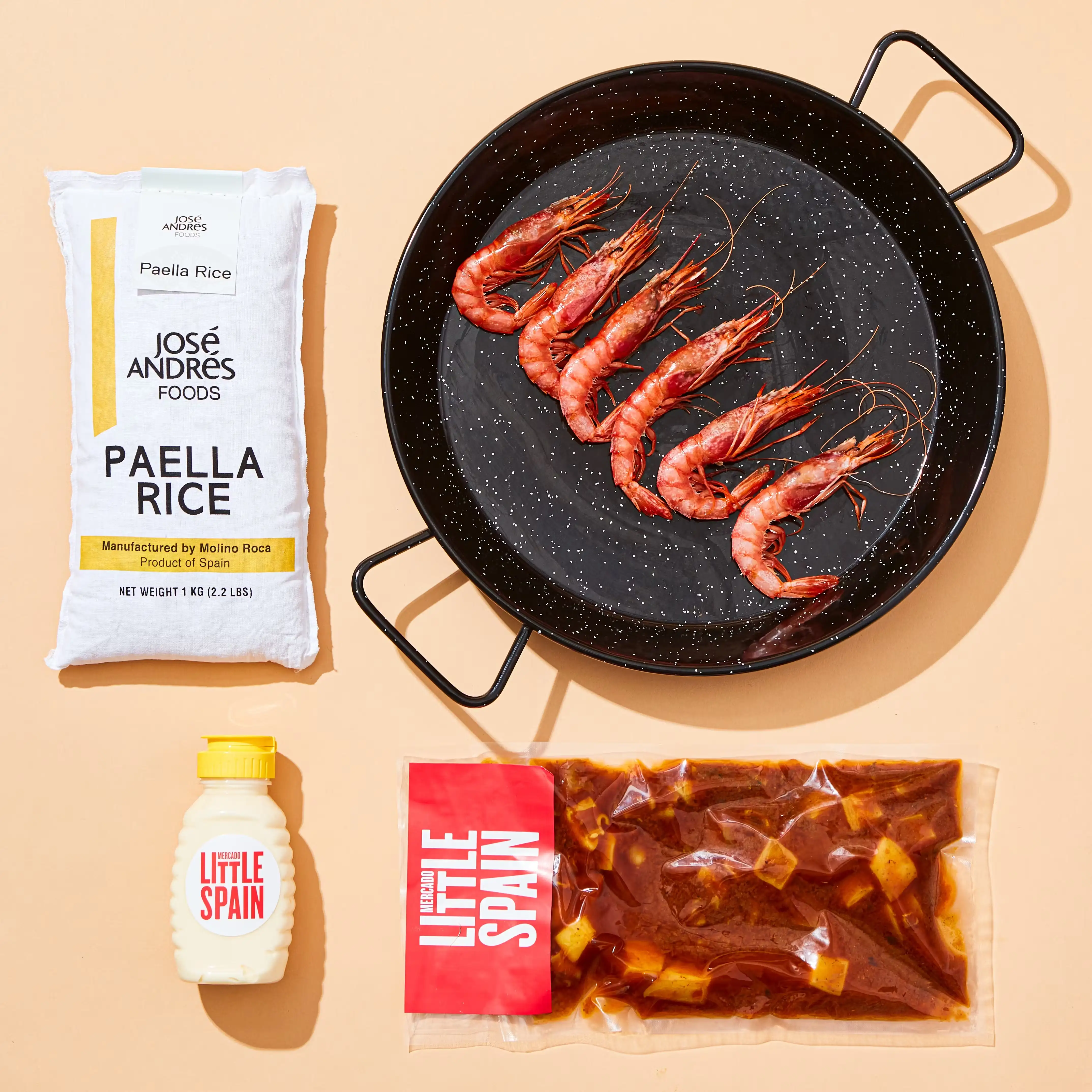Paella de Gamba Roja for 2-3