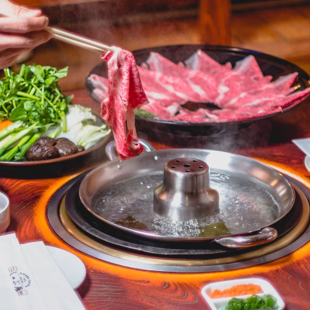 Prime Ribeye Shabu Shabu Hot Pot Kit For 2 - Goldbelly
