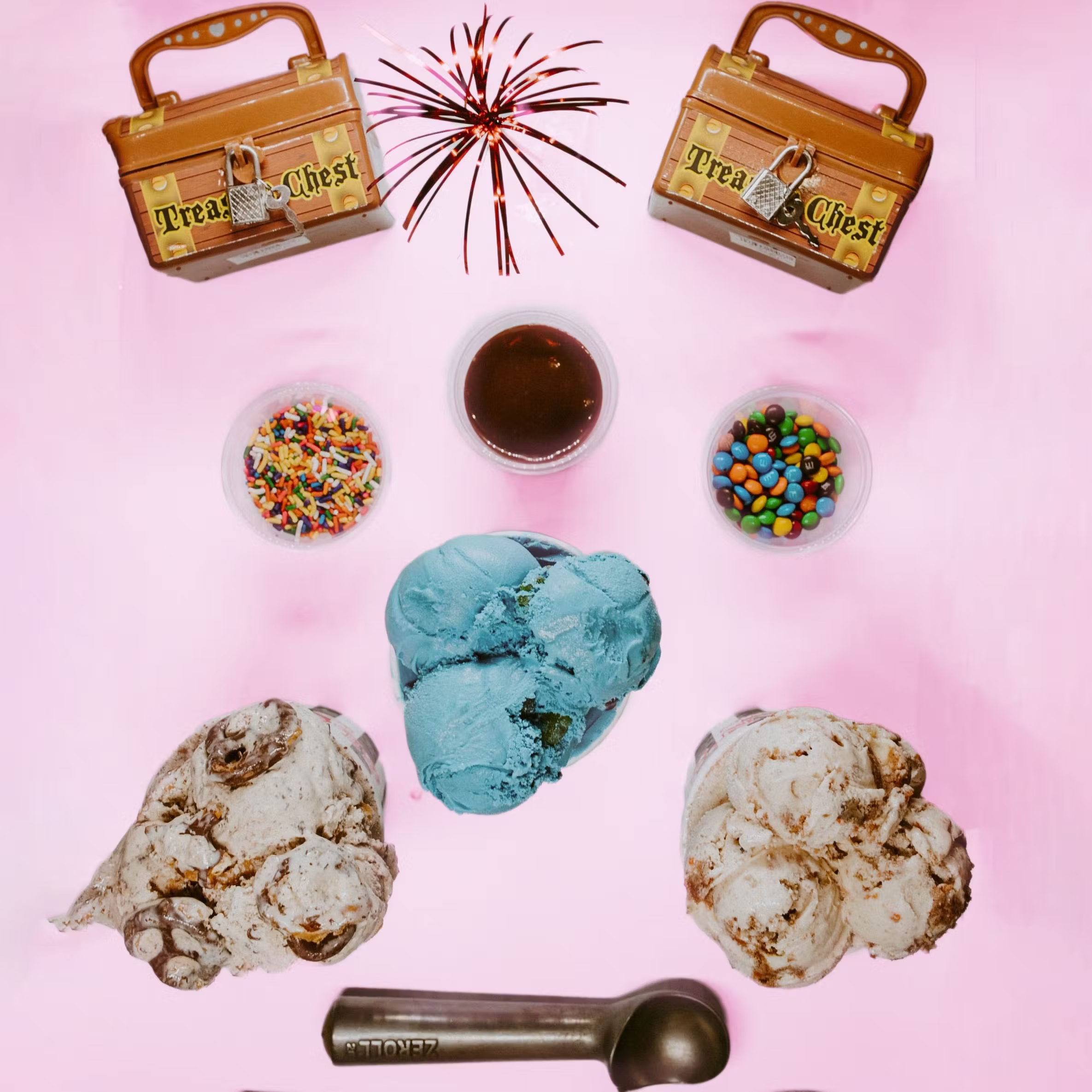 Treasure Box Ice Cream Sundae Kit - 3 Pints