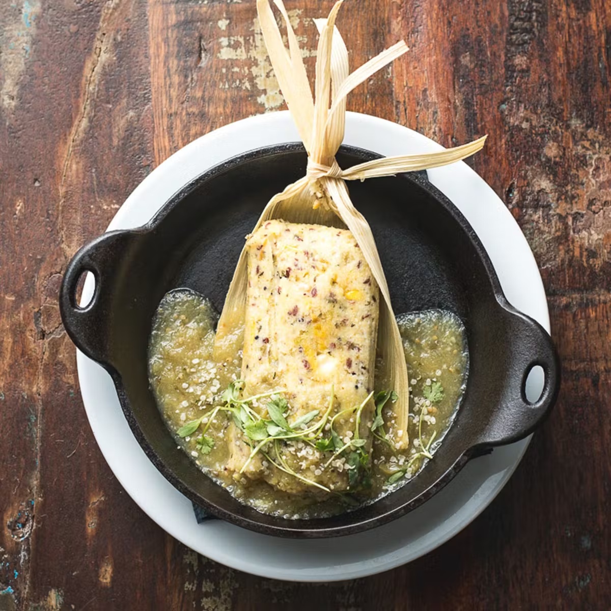 Chicken Tomatillo Tamales