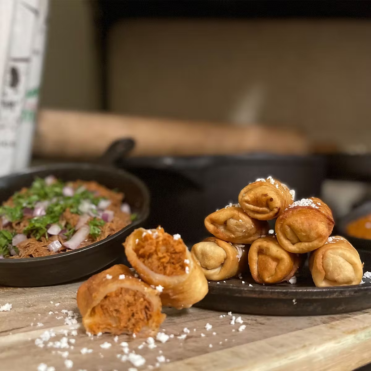 Red Chile Beef Mini Chimichangas - 36 Pack