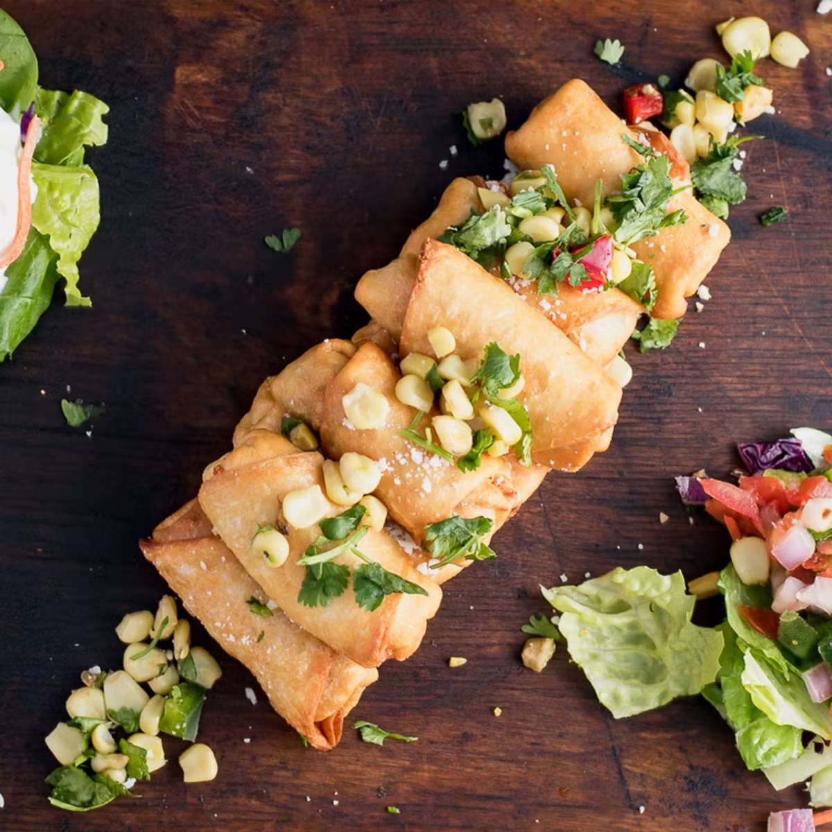 Chicken Chile Verde Mini Chimichangas - 36 Pack