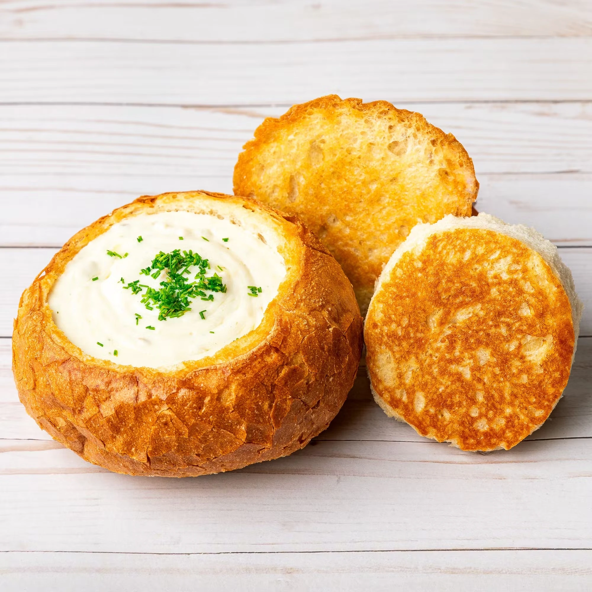 GIANT Bread Bowls + Clam Chowder Kit - 8 Pack