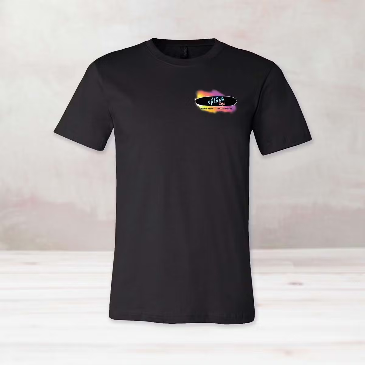 Black + Neon "Splash" T-Shirt