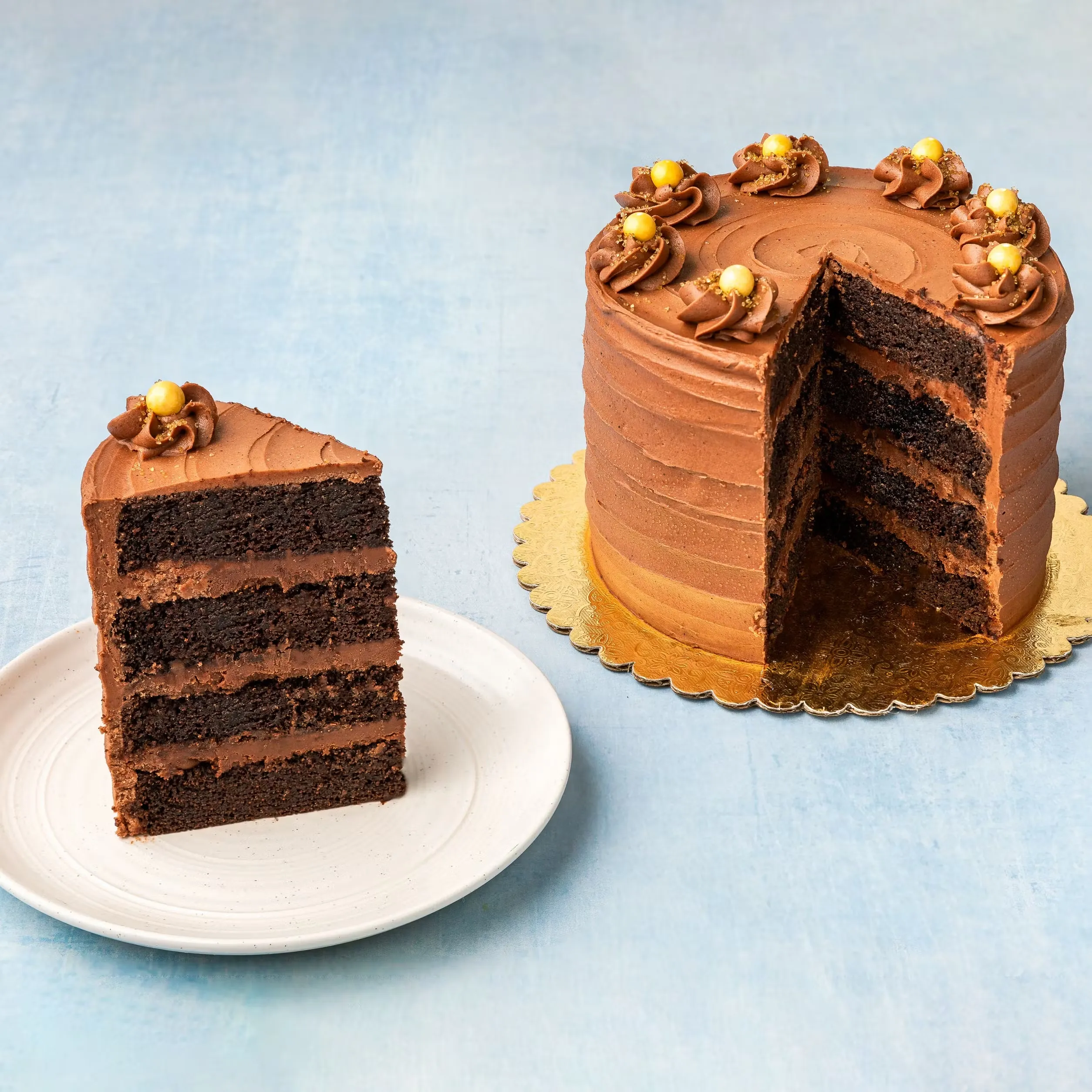 "Death by Chocolate" Cake