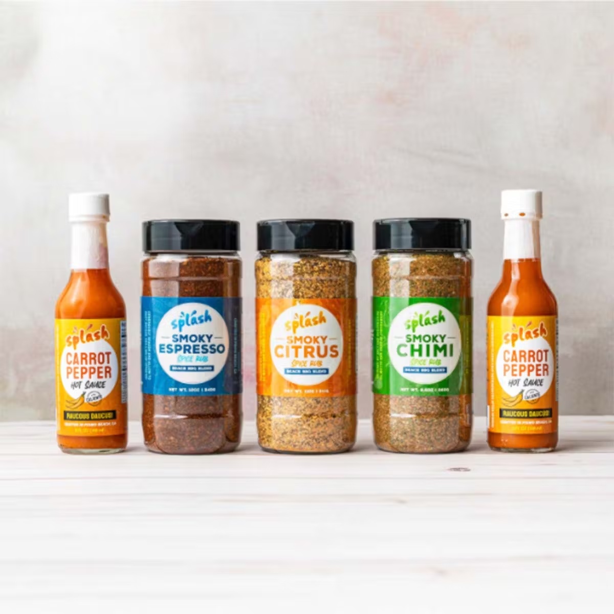 Hot Sauce + Beach BBQ Blend Spice Rubs Gift Pack
