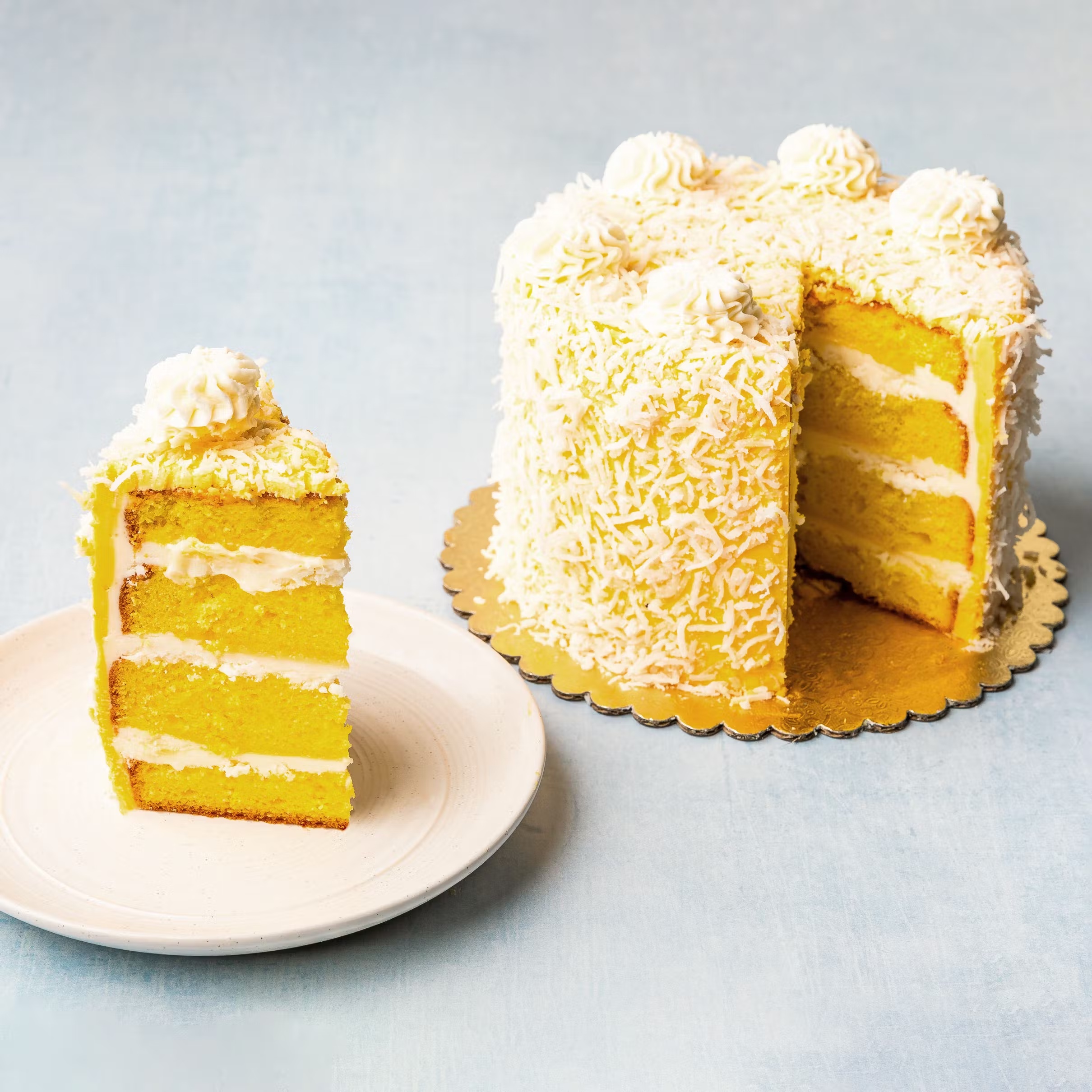 Lemon Coconut Cake