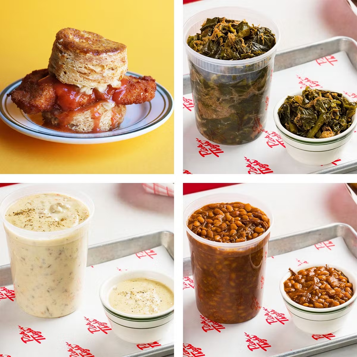 Famous Chicken Biscuits + Sides Dinner Kit for 4