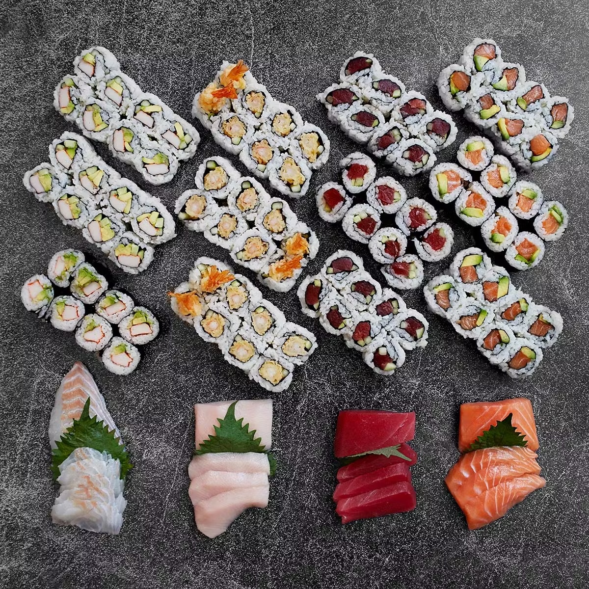 Sushi Roll + Sashimi Kit for 8