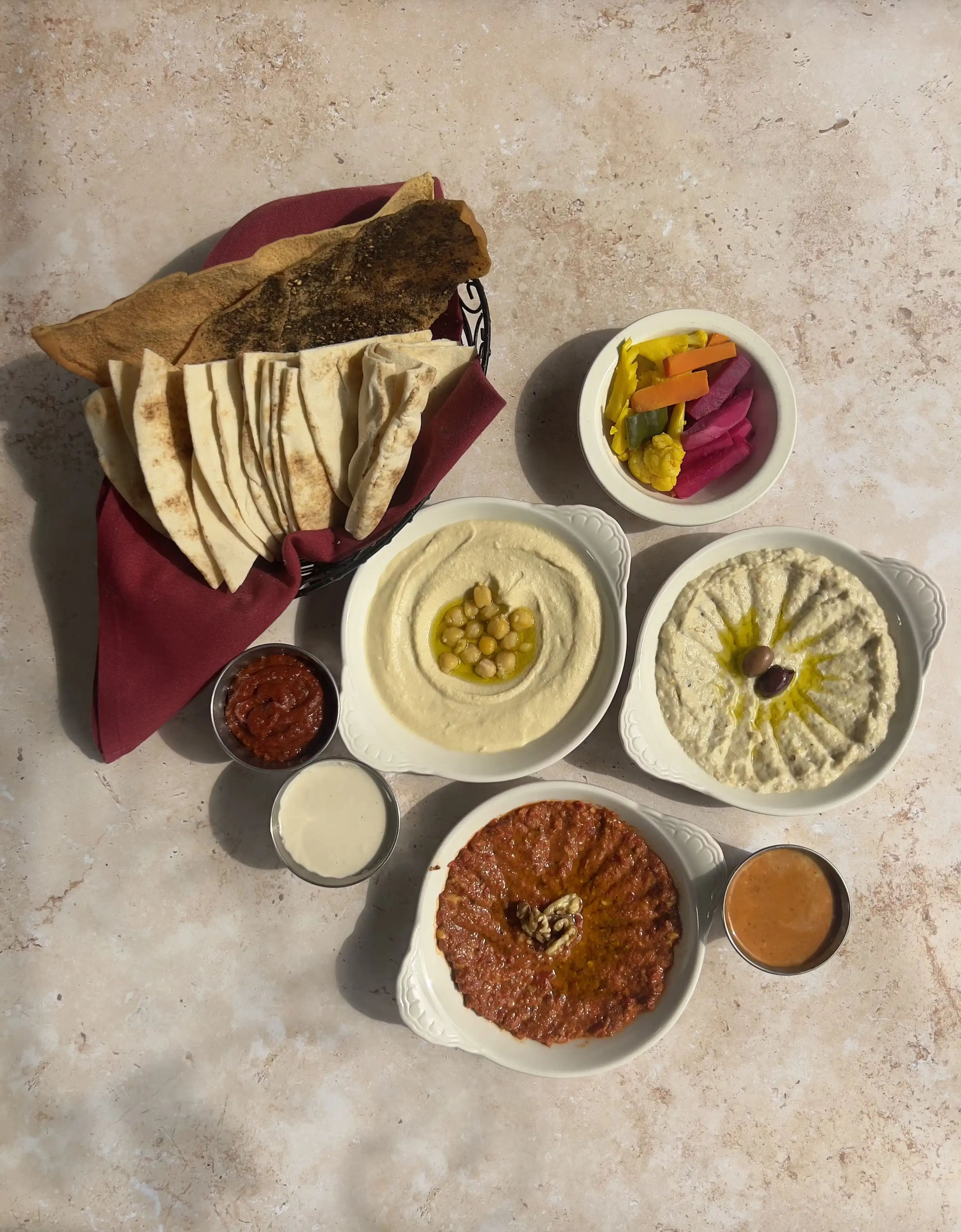 Signature Mezze Trio for 4