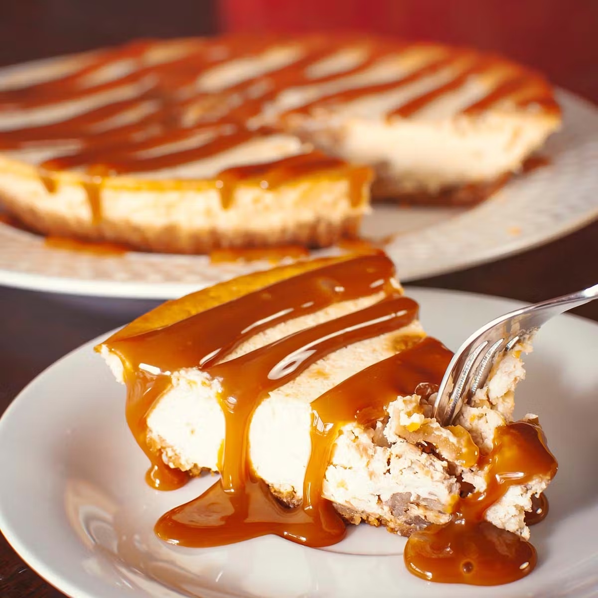 Caramel Crunch Cheesecake