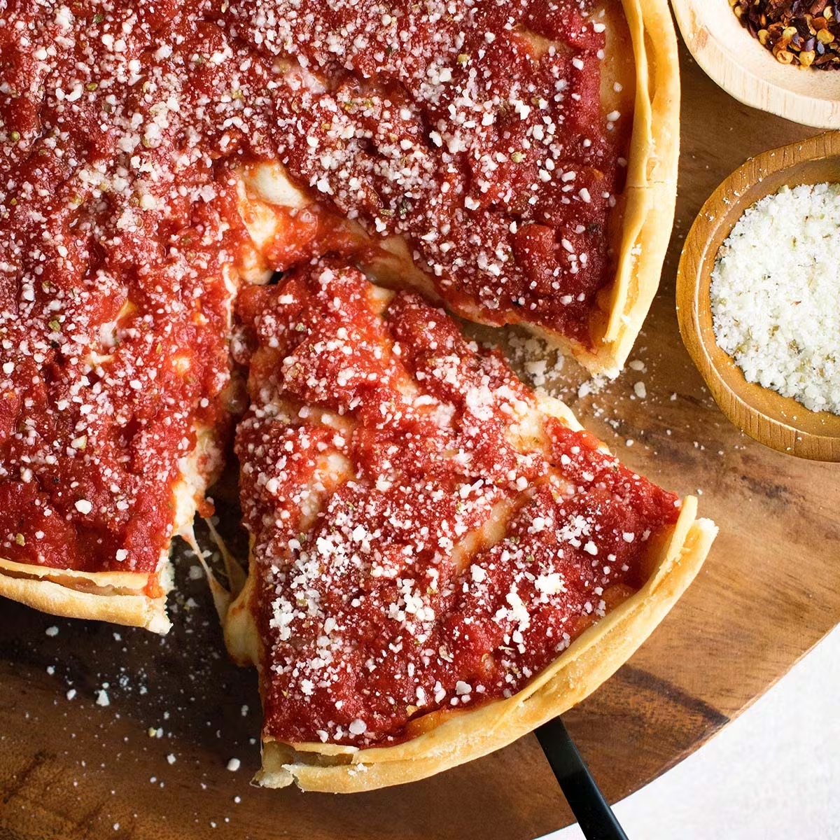 Spinach Chicago Stuffed Pizza - 2 Pack