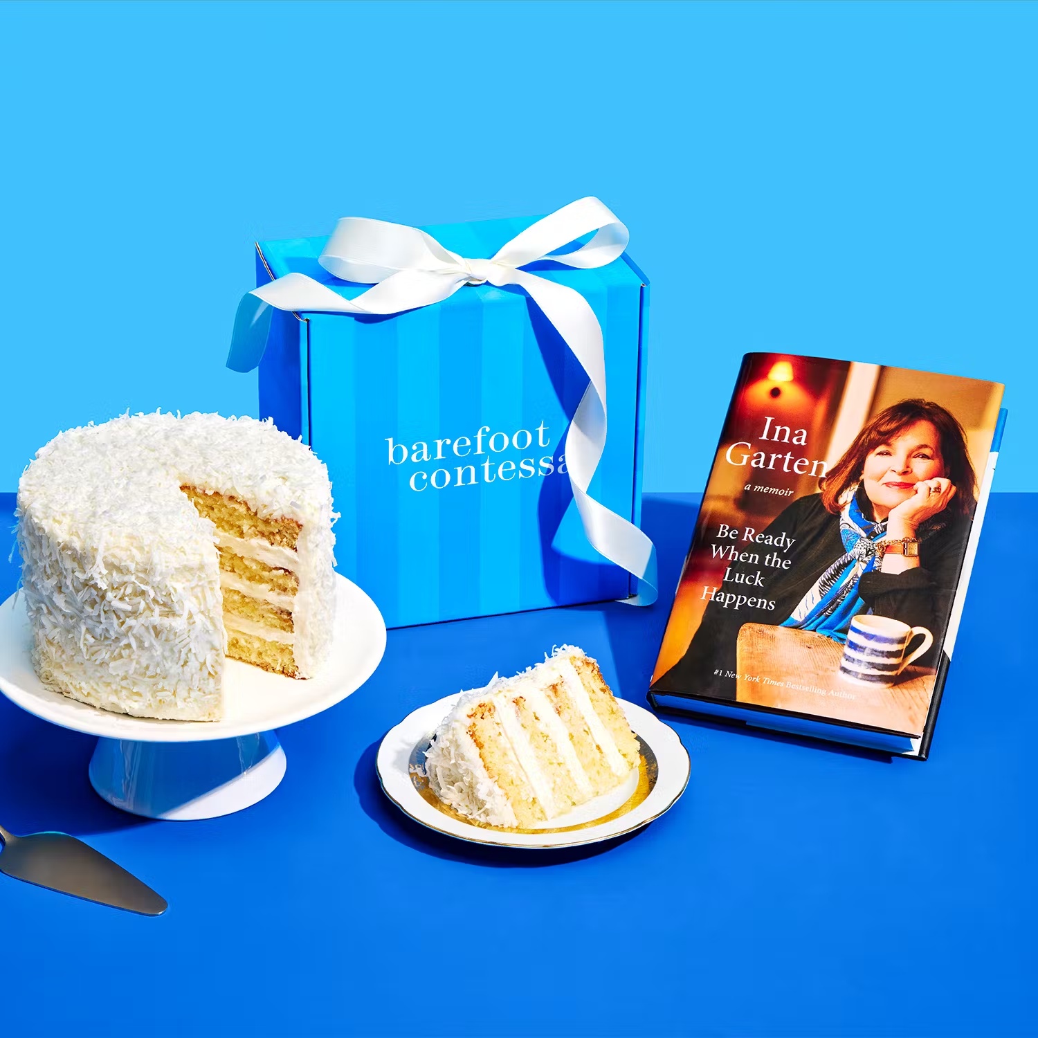 Ina's Coconut Cake & Memoir Gift Set