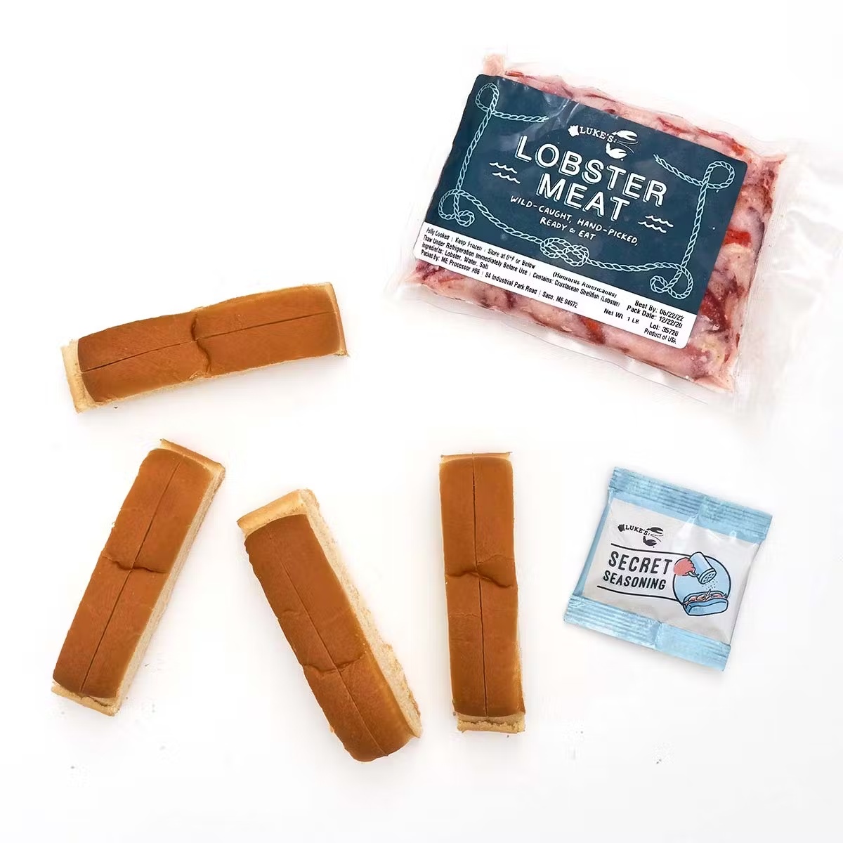 Lobster Roll Kit - 4 Pack (Frozen)