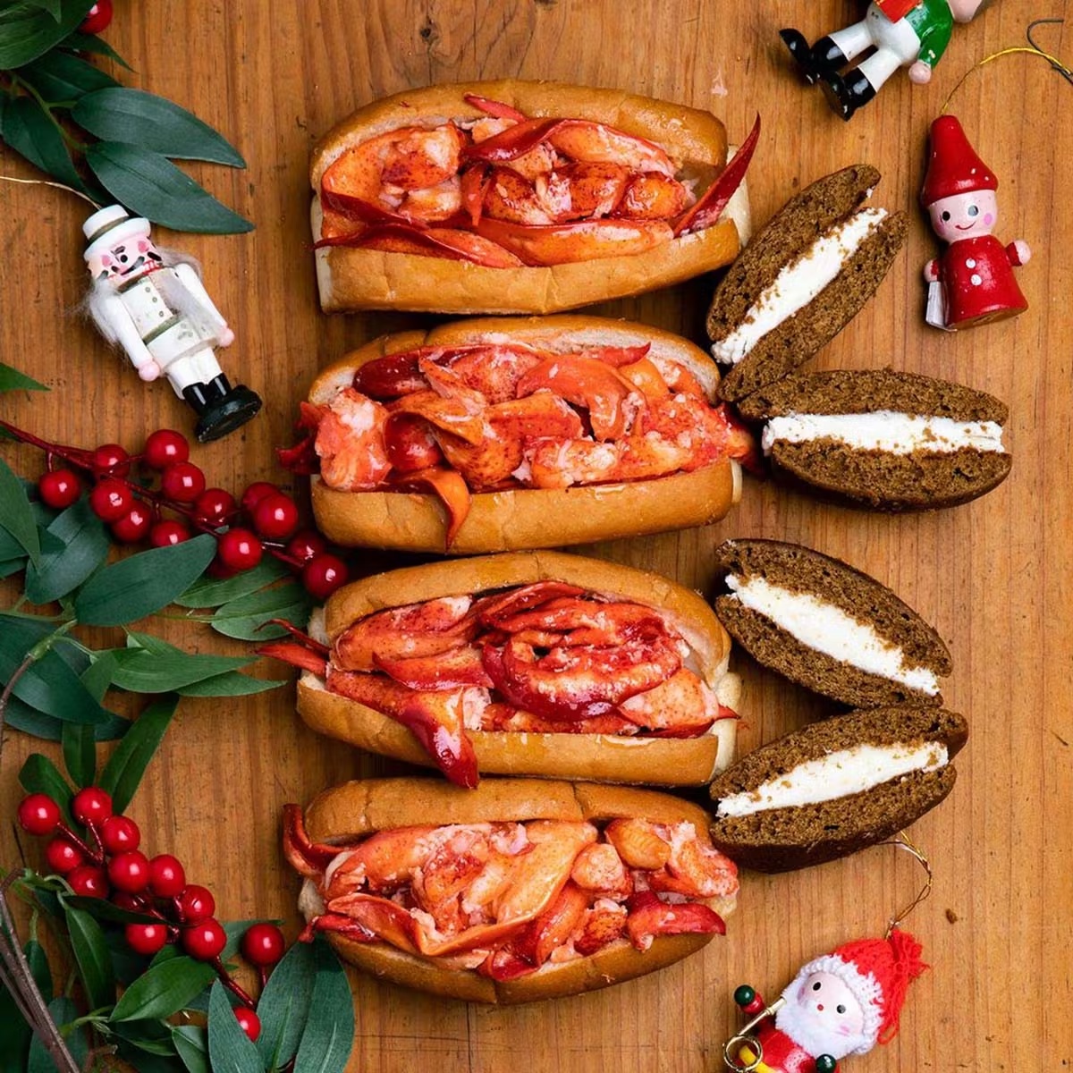Lobster Roll Kit + Gingerbread Whoopie Pies (Frozen)