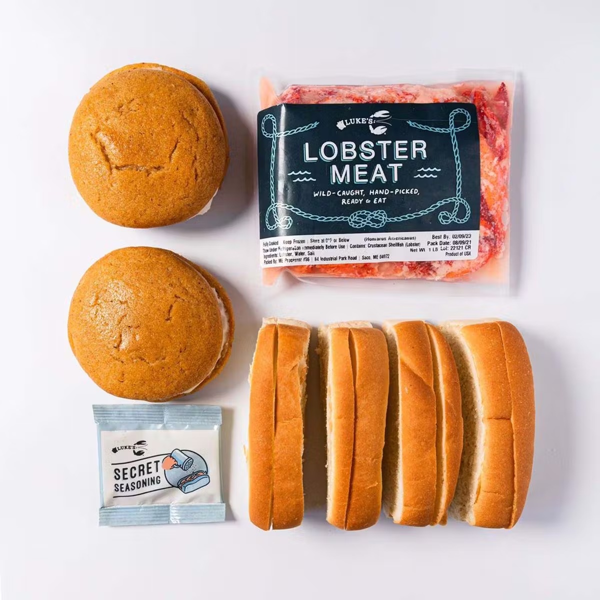 Lobster Roll Kit + Gingerbread Whoopie Pies (Frozen)