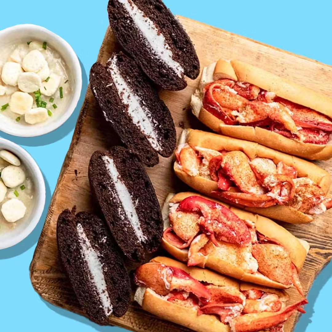 Lobster Roll + Clam Chowder Dinner Kit for 4 (Frozen)