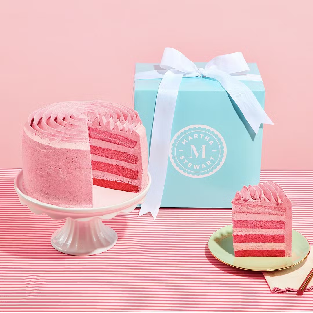 Martha's Strawberry Ombre Cake