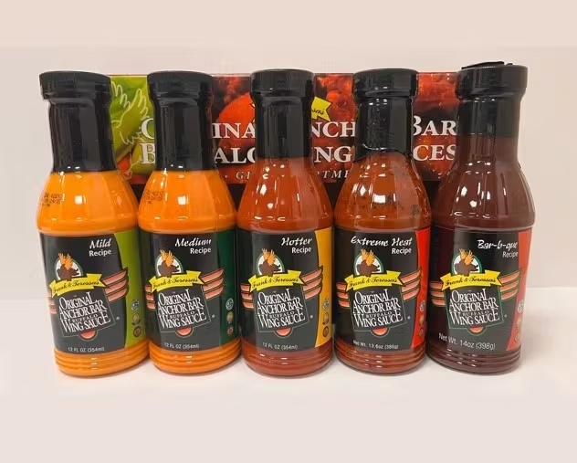 Anchor Bar 5 Bottle Wing Sauce Kit