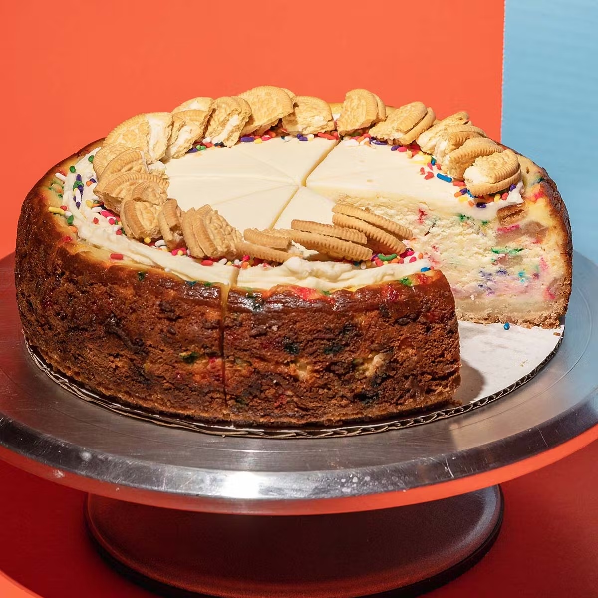 "Carnival" Confetti Cheesecake