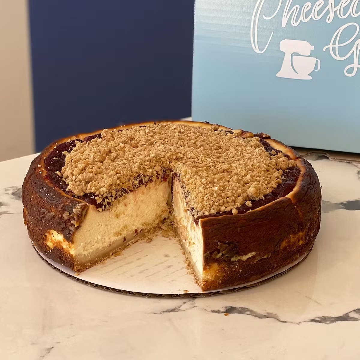 Cherry Cobbler Cheesecake