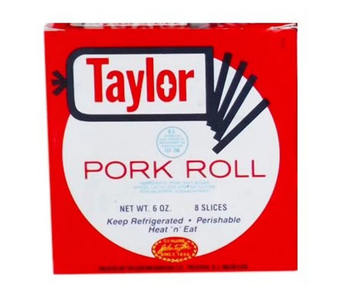 Taylor Ham Pork Roll - Pre-sliced Packs