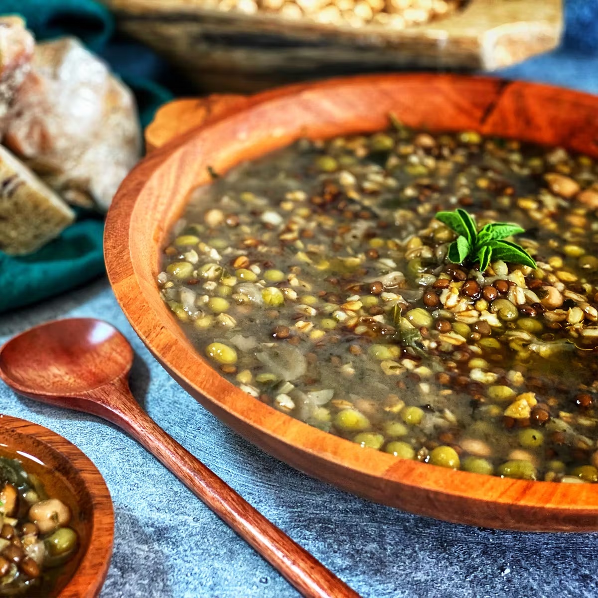 "Ptisana'" Bean + Barley Stew
