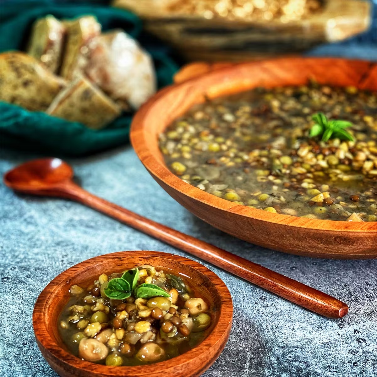 "Ptisana'" Bean + Barley Stew