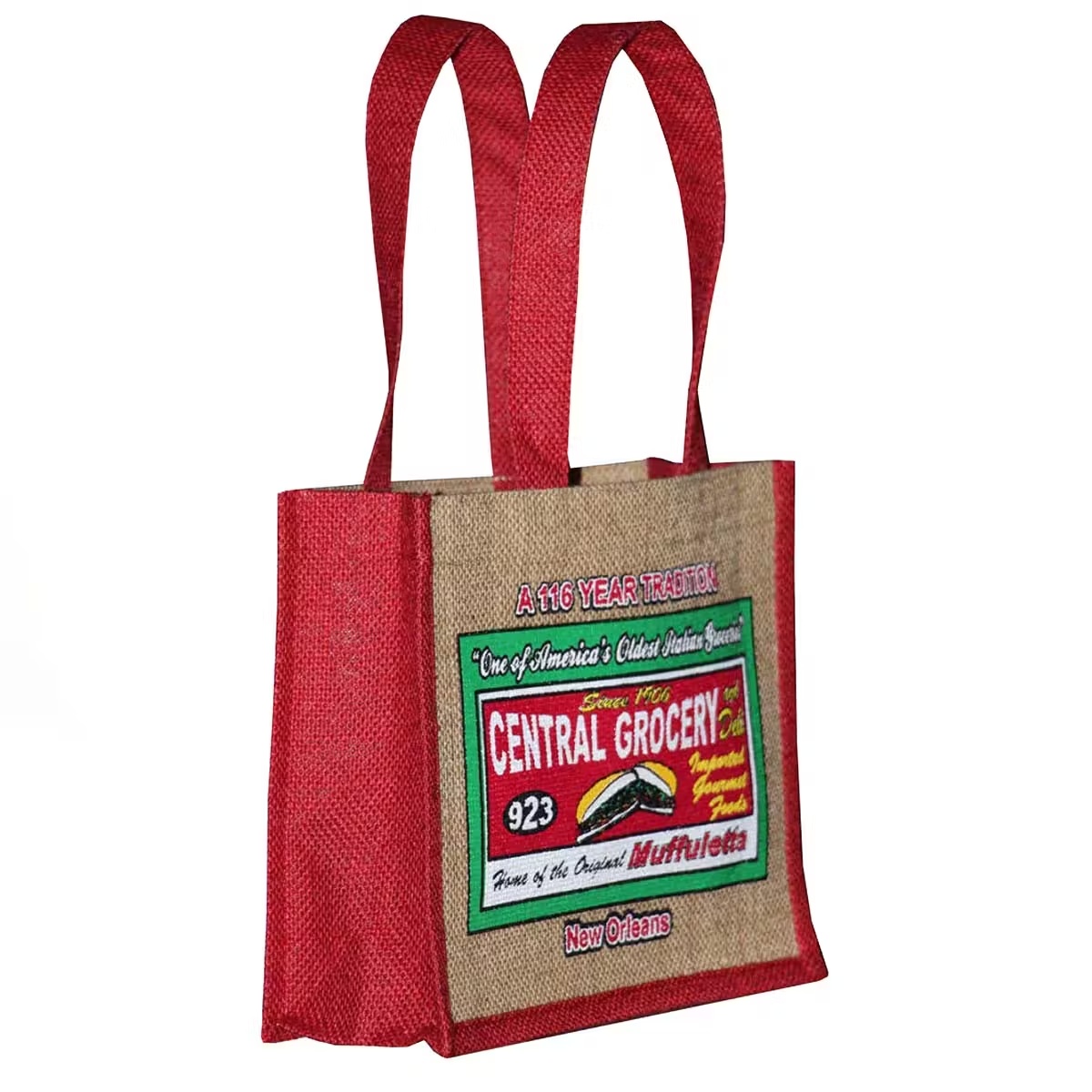 Central Grocery Small Jute Tote Bag
