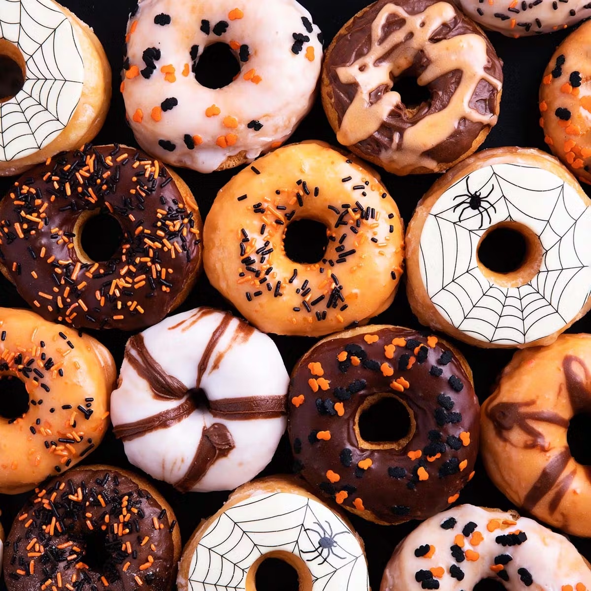Halloween Cake Donuts