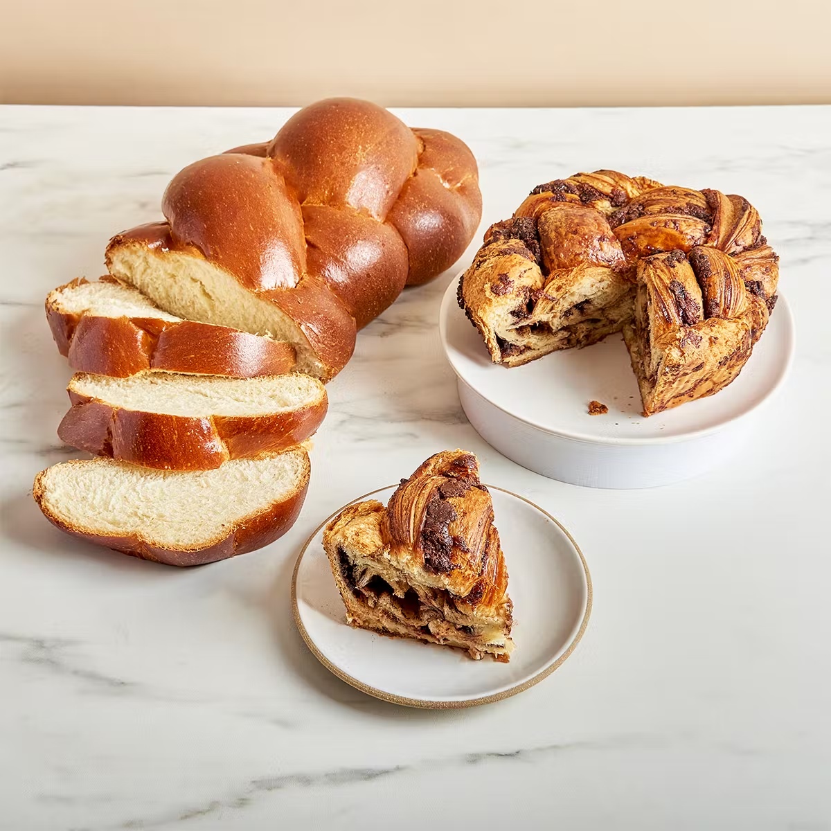 Challah + Round Chocolate Babka Best Seller - 2 Pack