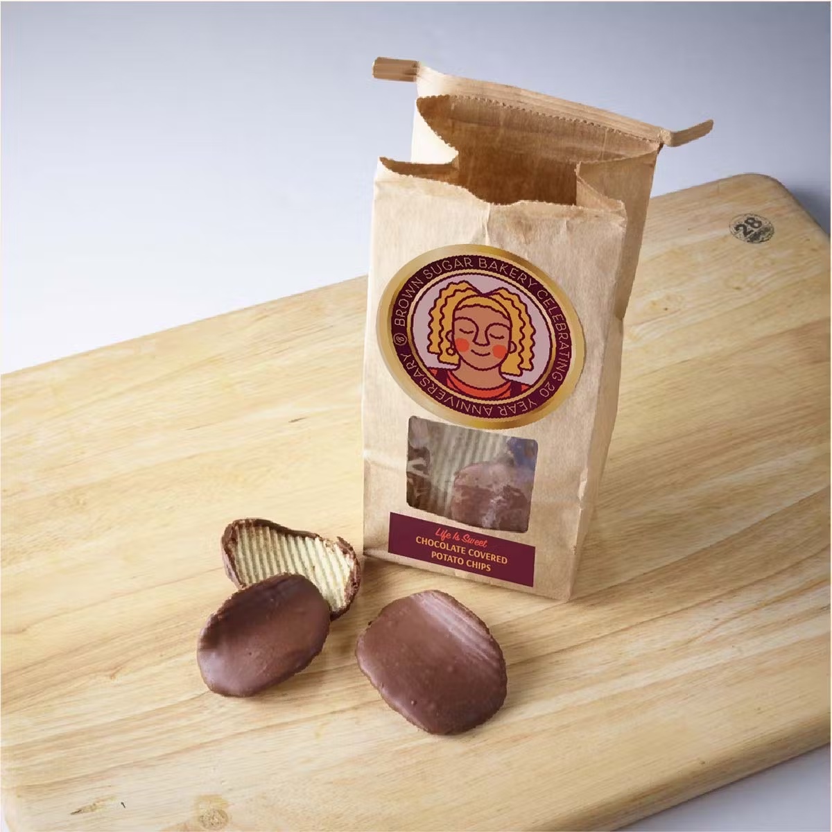 Chocolate Covered Potato Chips - 8 Pack