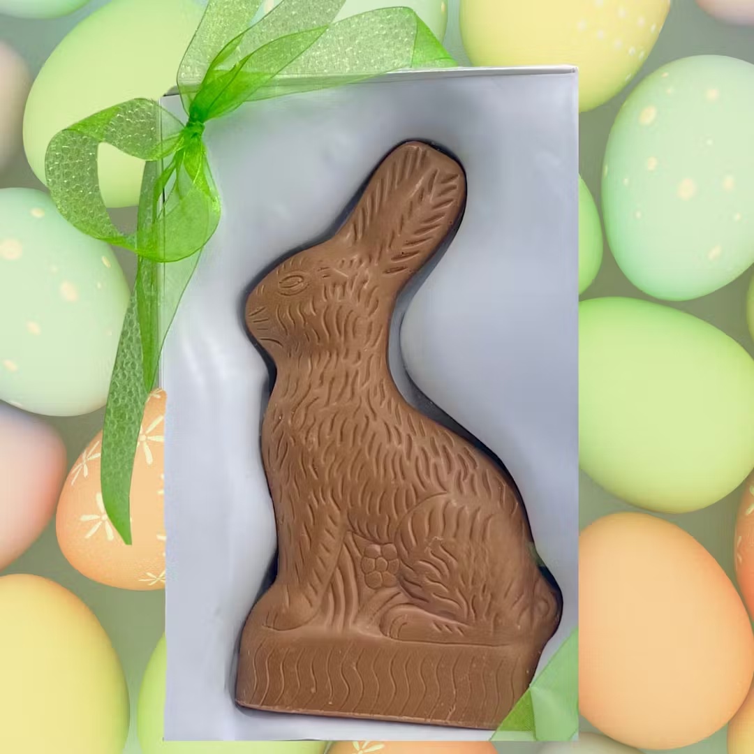 Large Milk Chocolate Easter Bunny - 2 Pack