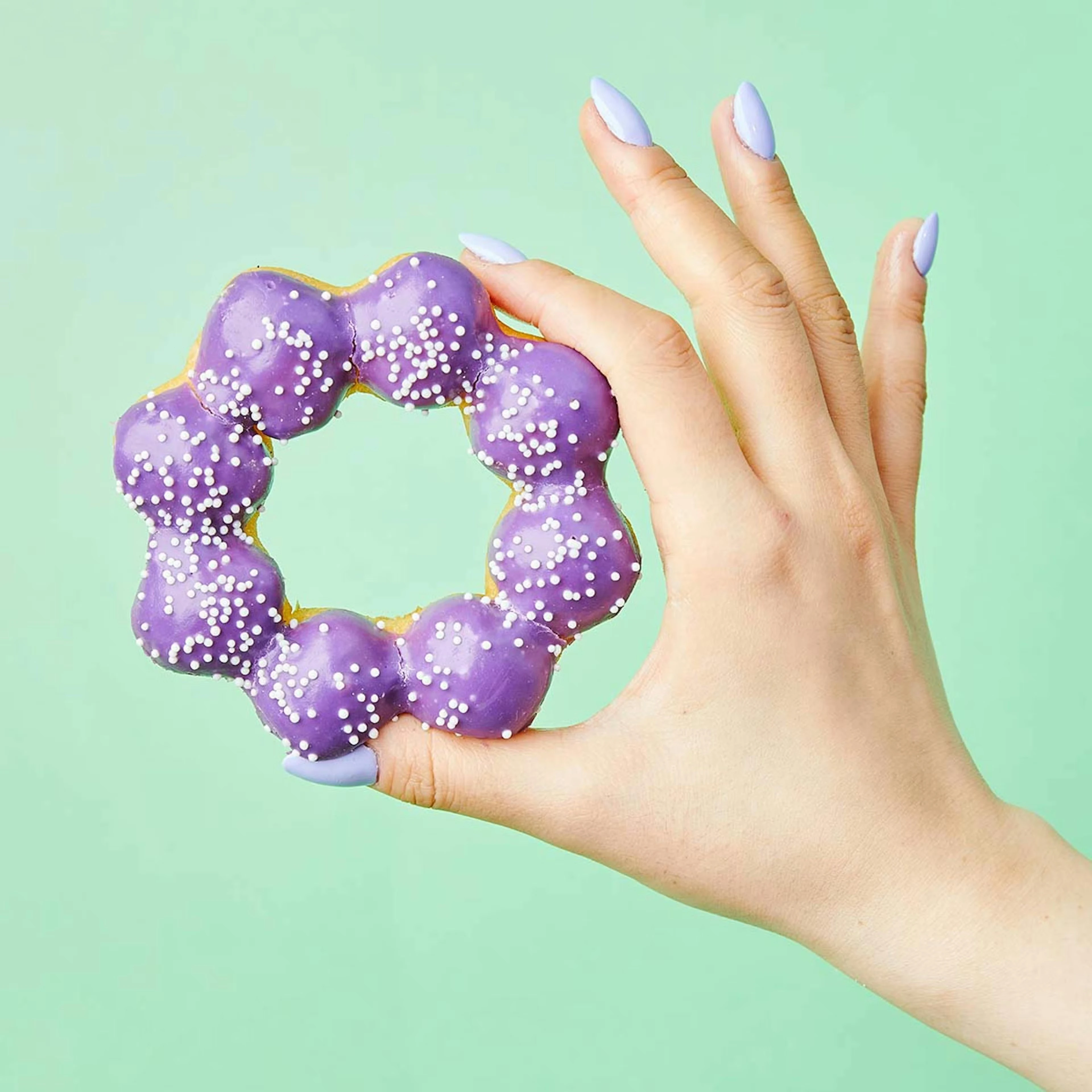 Ube Sweet Potato Mochi Donuts - 12 Pack
