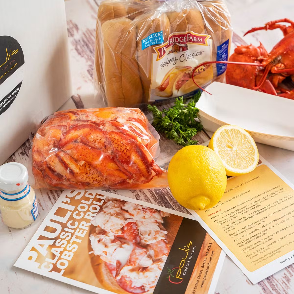 Lobster Roll Kit - 4 Pack (Frozen)