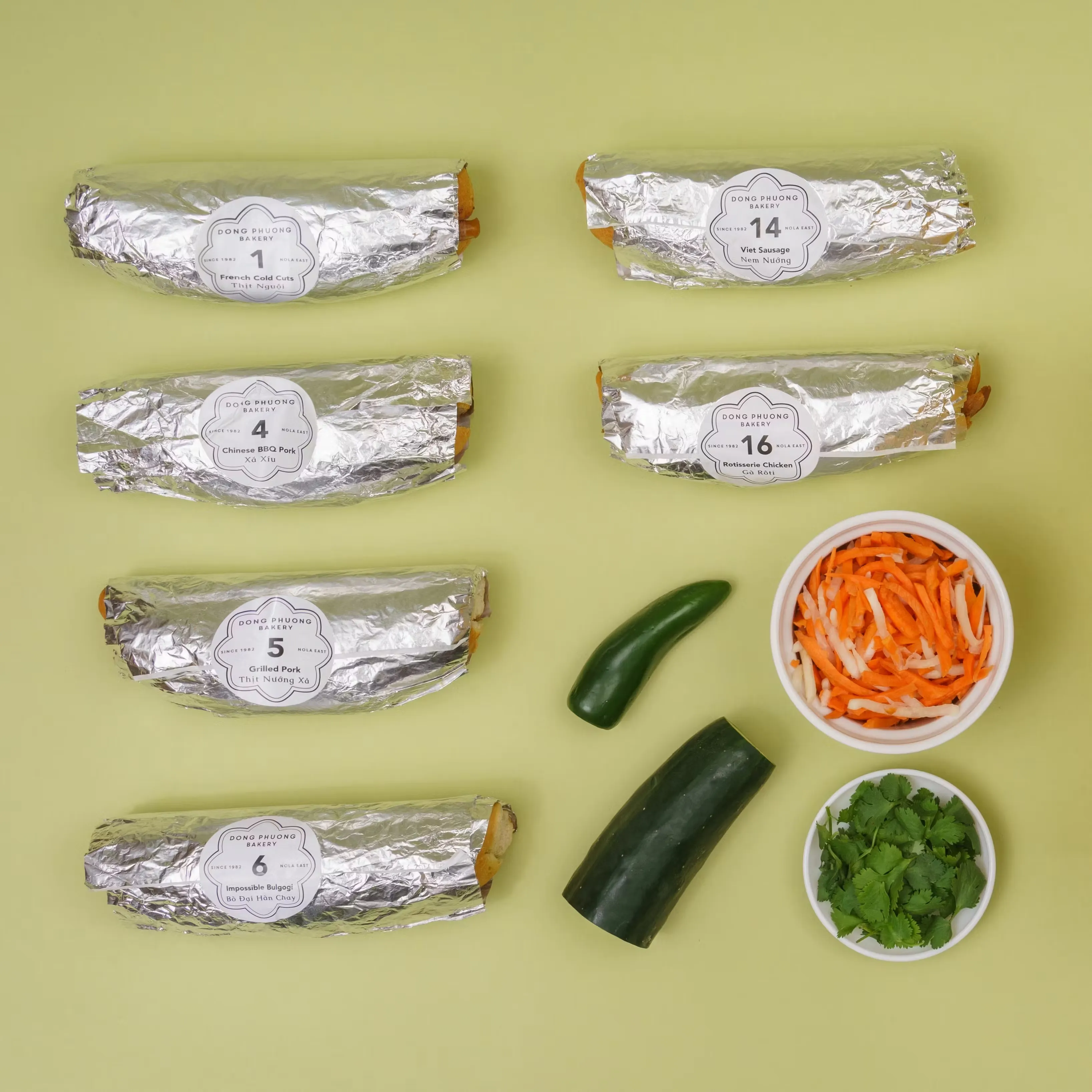 BÃ¡nh MÃ¬ Sandwich Kit Sampler - 6 Pack