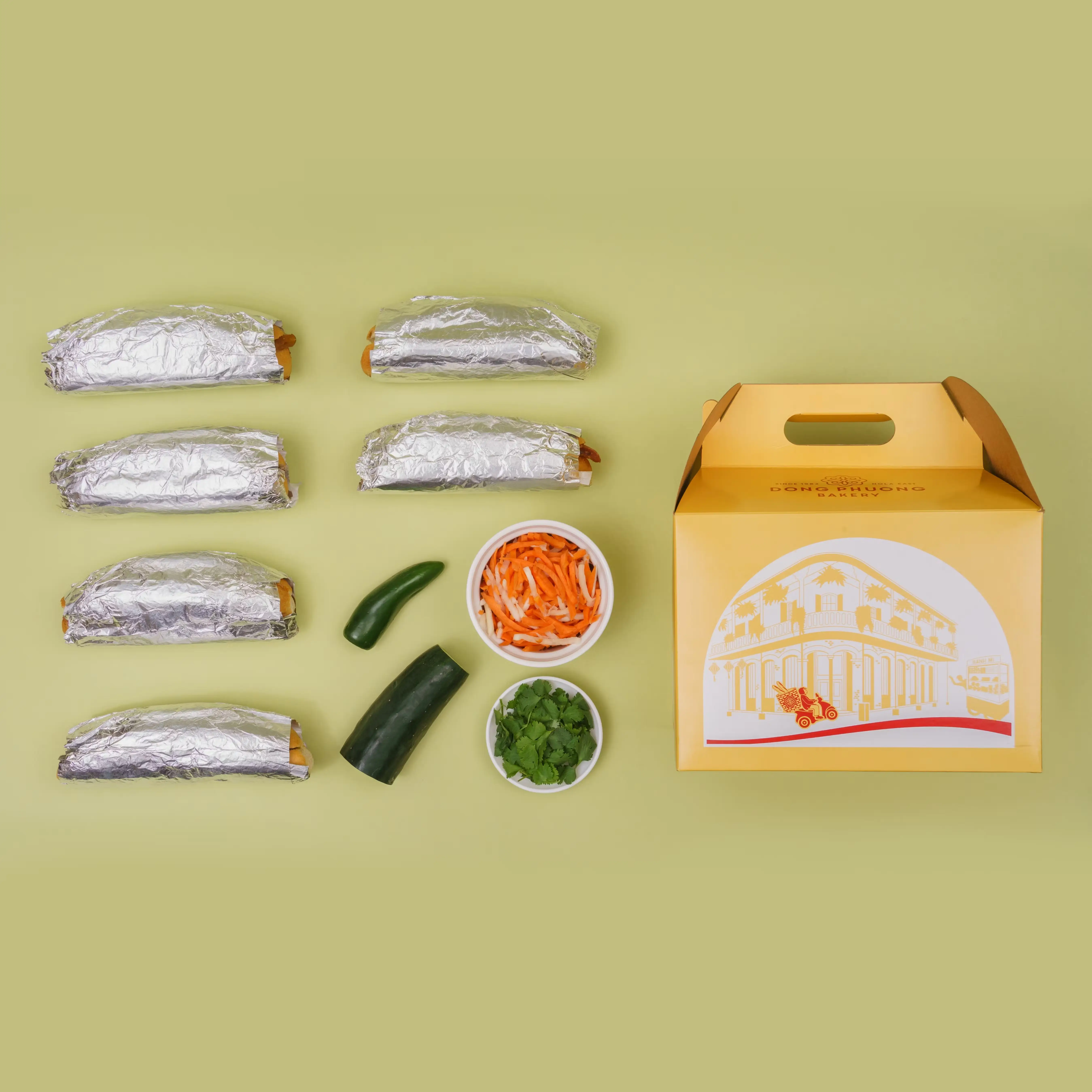 Classic French Cold Cuts BÃ¡nh MÃ¬ Sandwich Kit - 6 Pack