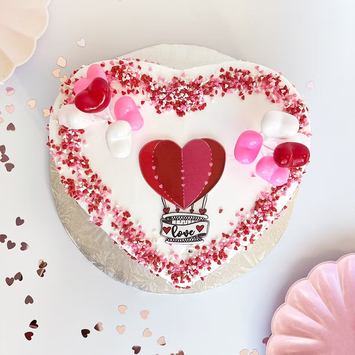 Heart Tres Leches Cake
